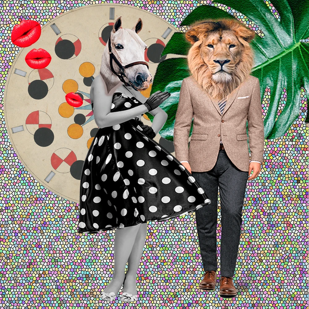 #0015 fashion animal catwalk