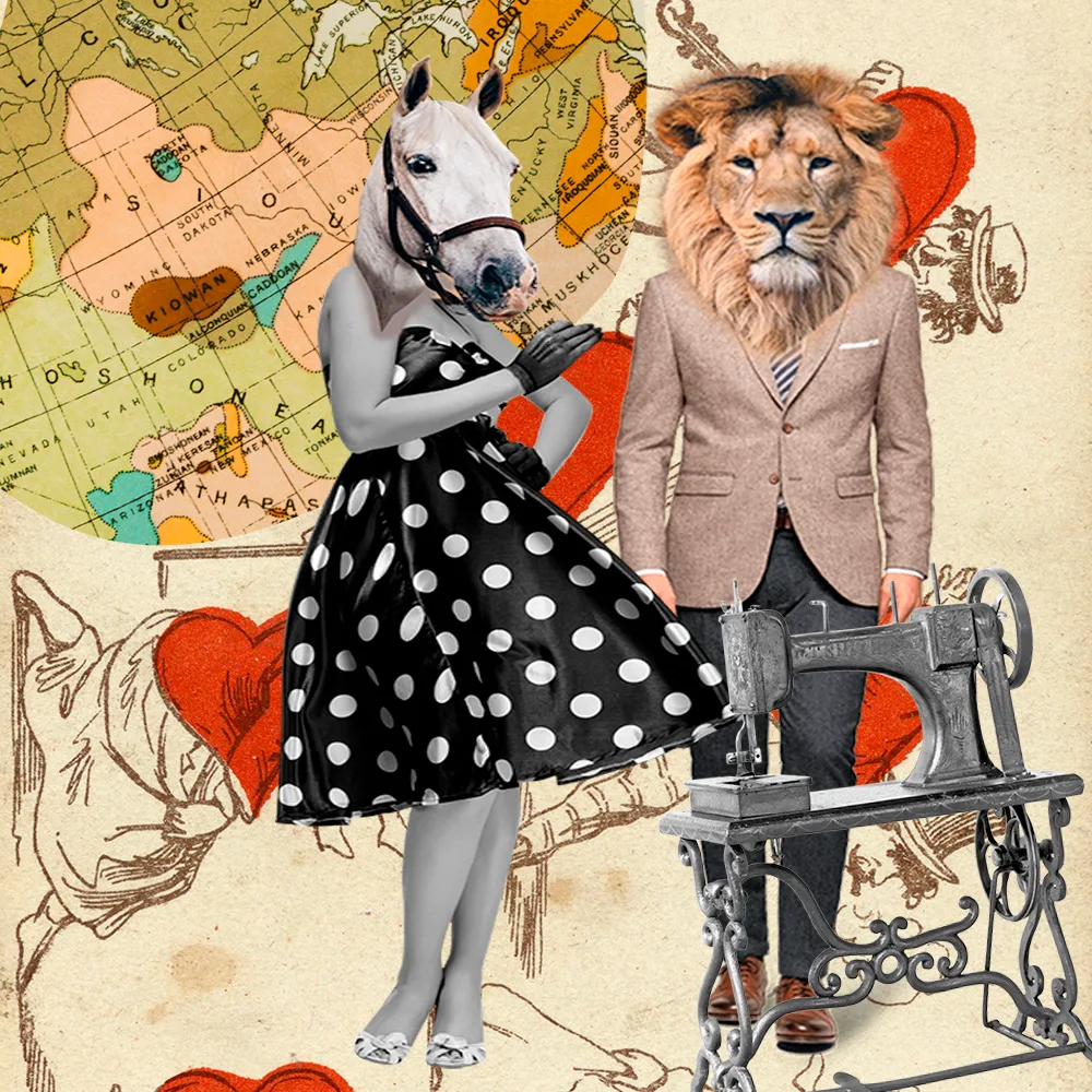 #0017 fashion animal catwalk