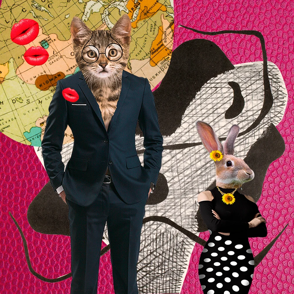 #0020 fashion animal catwalk