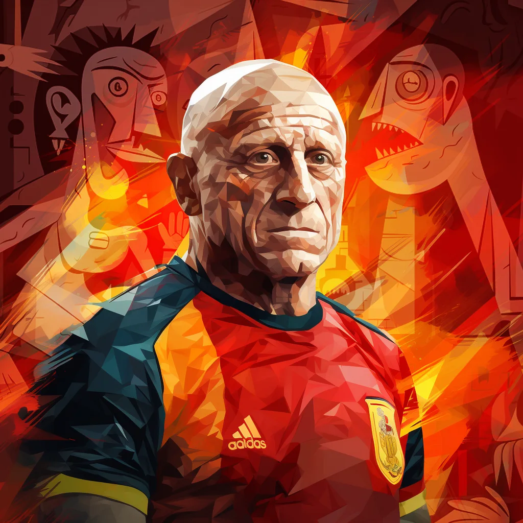 Picasso Soccer player