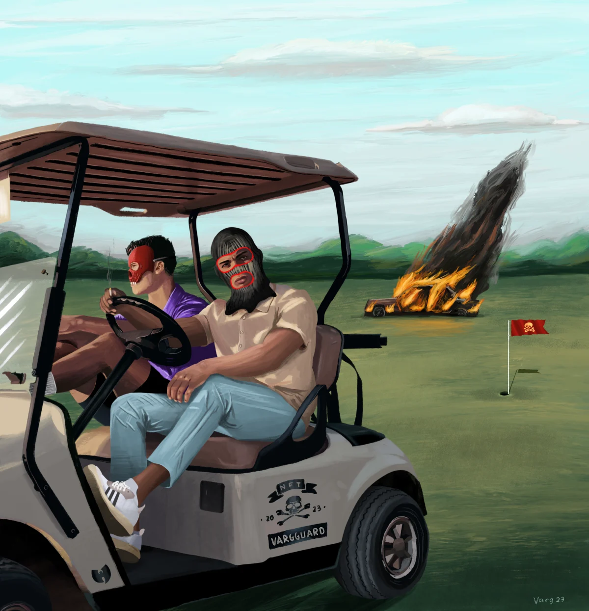 Rebel art Golf