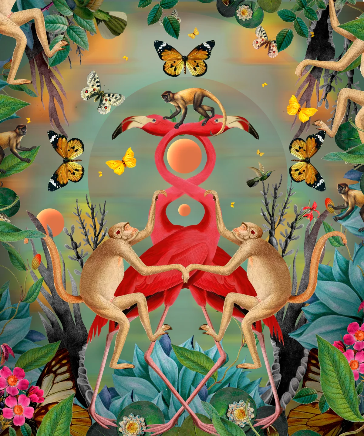 The Monkey and the Birds
