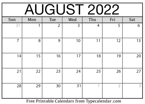 August 2022