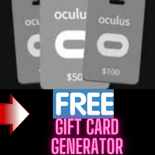 Oculus Gift Card  generator 2023* working codes*