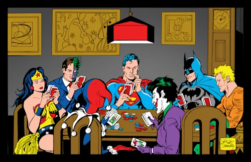 Heroes Playing Poker - Classic Edition