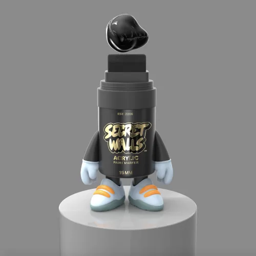 Secret Walls Marker Mascot (Color)