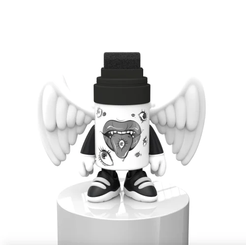 Miss Upacey Marker Mascot (B&W)