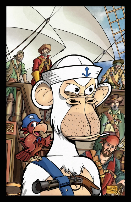 Captain Apemo - A Pirate’s Best Friend - Morgan The Parrot