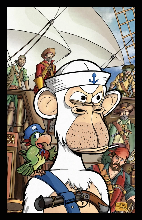 Captain Apemo - A Pirate’s Best Friend - Jack The Parrot
