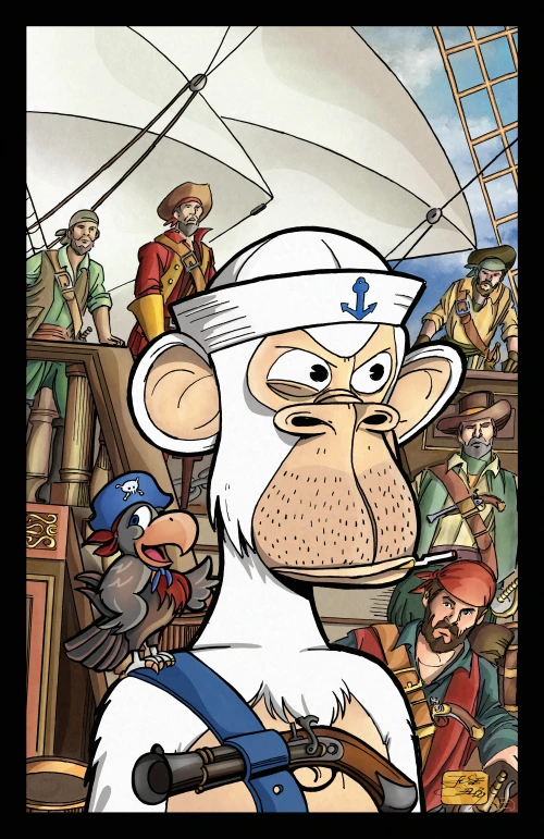 Captain Apemo - A Pirate’s Best Friend - Hook The Parrot