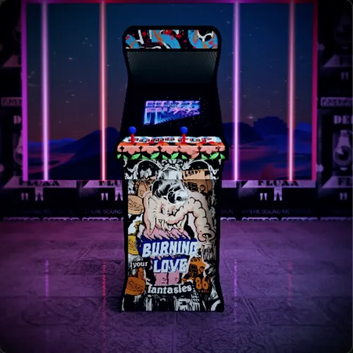 Bomb Pop Burning Cabinet