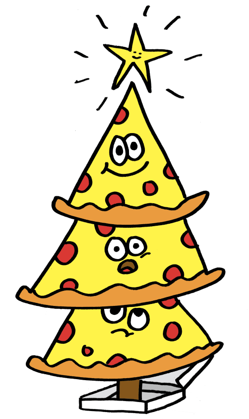 Christmas Pizza Tree 2021