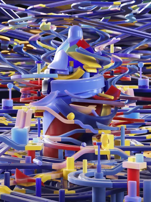 Marble Madness by Markusgonser3d
