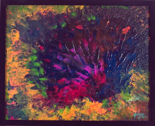 Peacock in the Woods