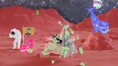 Fvck Crystal Staking Celebration 1 - NFT Art and Music by Free-HY