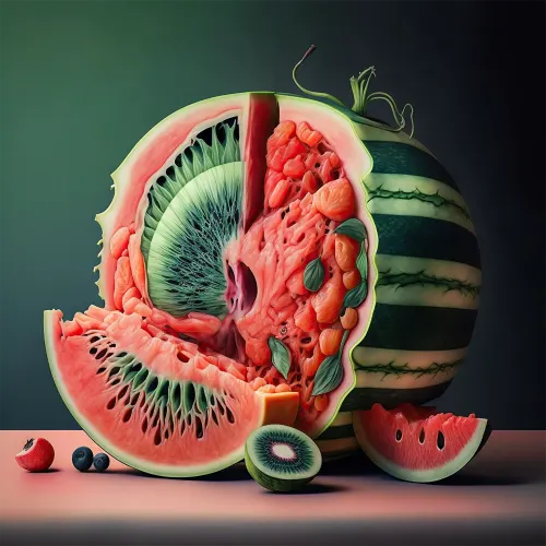 Still Life with Kiwi. 001
