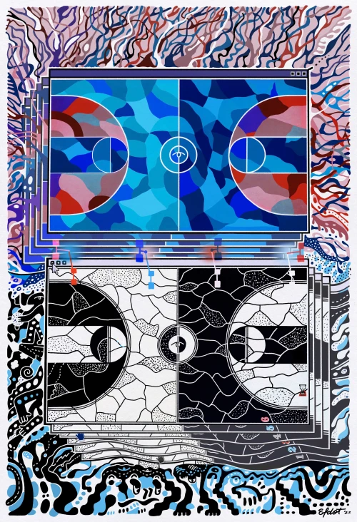 "Court Contrast"