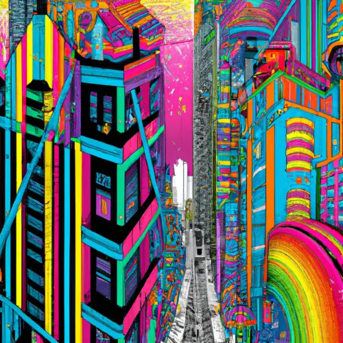 Crypto City Digital Eye Candy #1/1 - dinde