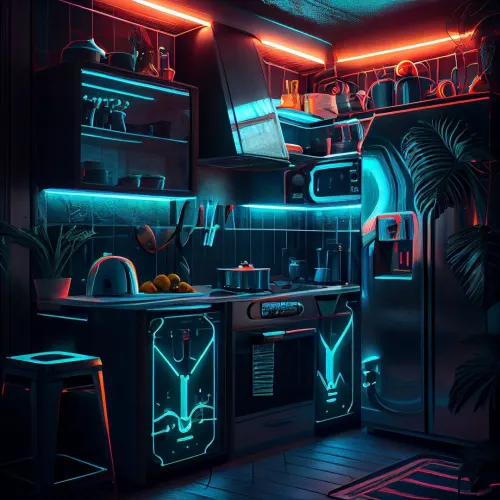 Cyber Flat-Kitchen