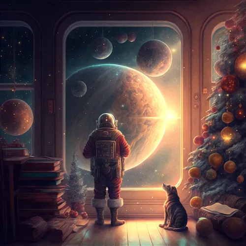 Santa Claus Among the Stars
