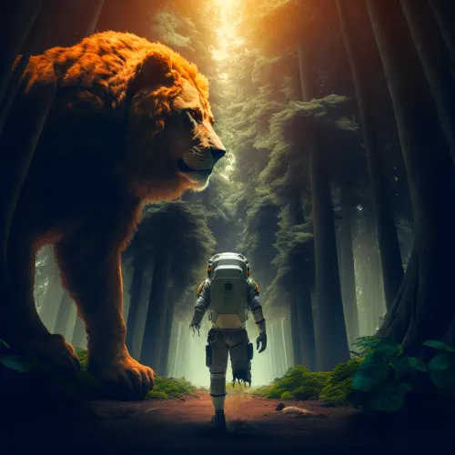 Helpless Lion
