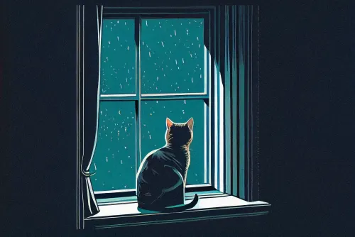 One winter night