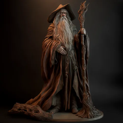 Wooden Gandalf