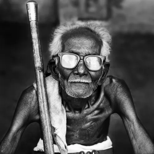 The Man with the Walking Stick