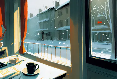 View from the cafe