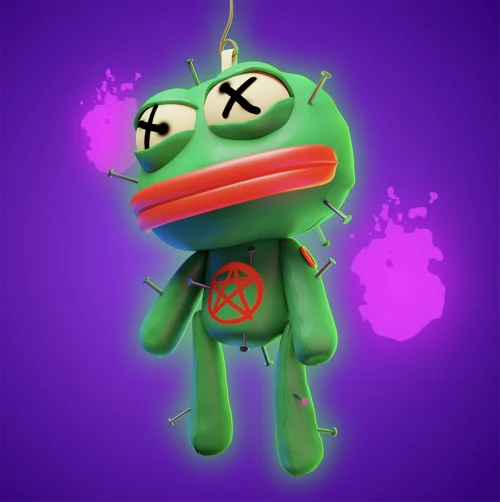 Froggy Voodoo Doll