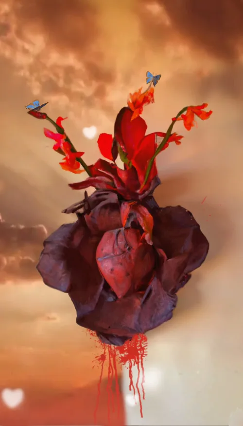 BUTTERFLIES IN THE SACRED HEART