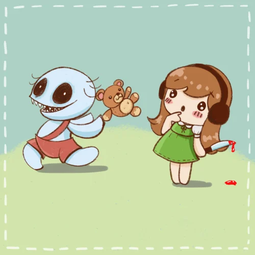 Careful Chibi Nati