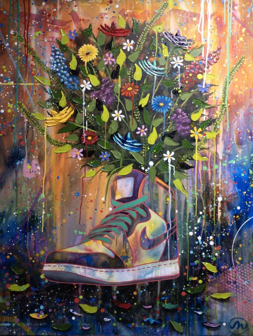 Shoe Flower by Manny Linx