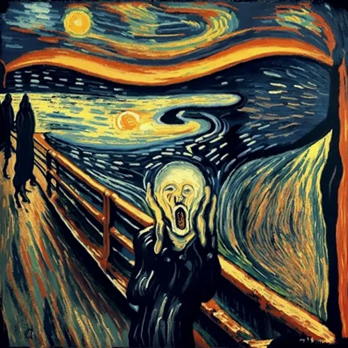 Munch Art Through Eyes Of Van Gogh