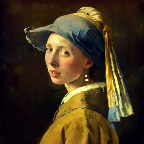 Vermeer Art Through Eyes Of Van Gogh
