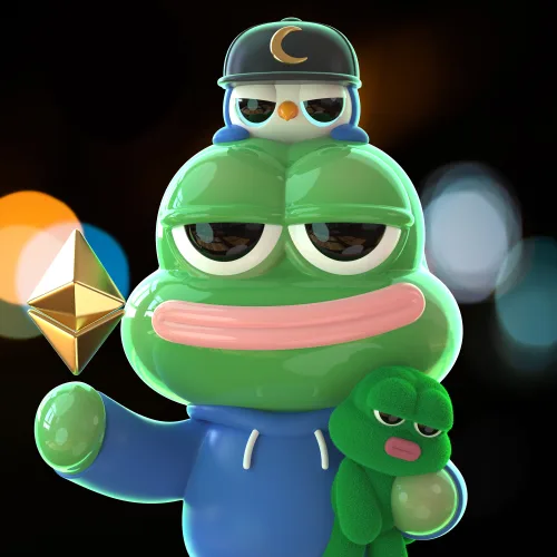 034 Frogie X Moonbird - Crescent moon