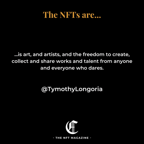 The future of NFTs is art by Timothy Longoria