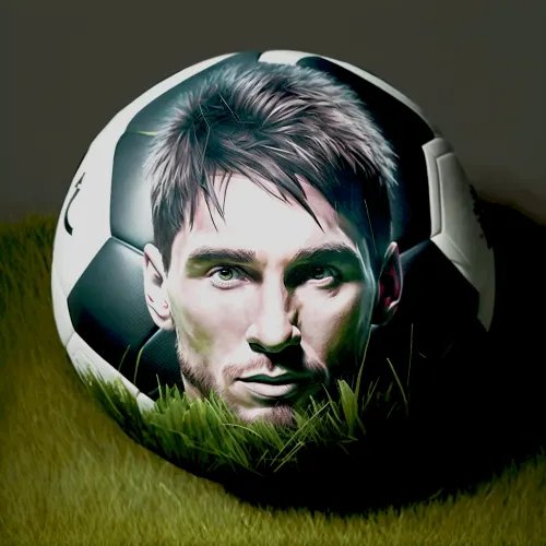 Lionel Messi Soccer Ball