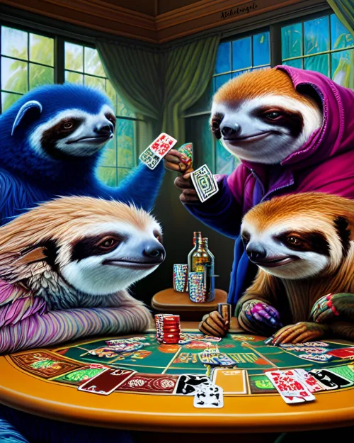 Poker Sloths