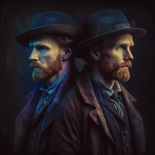 Rebirth of Van Gogh as a Pharaoh