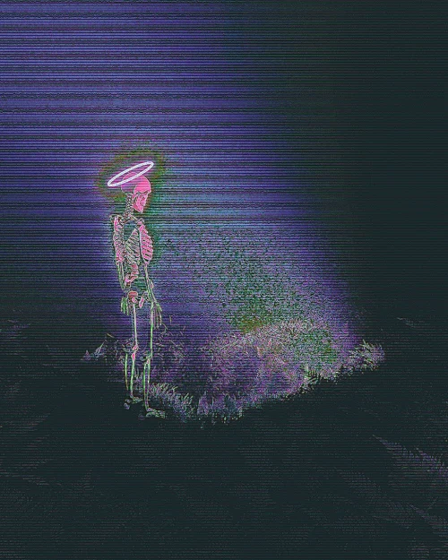 REST (glitch art death animation)