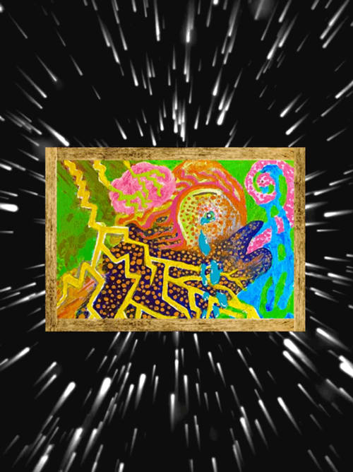 Savory Shock (1/1 Print On Canvas)