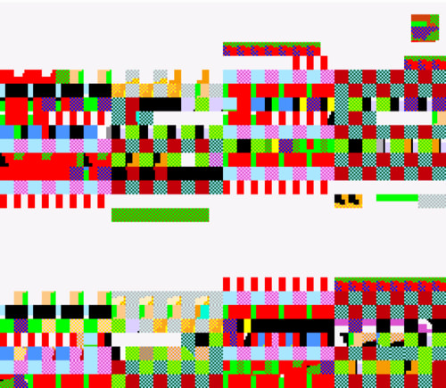 Action Painting (27C) // from “Le Mystère Mario Paint,” 2019 - Sabato