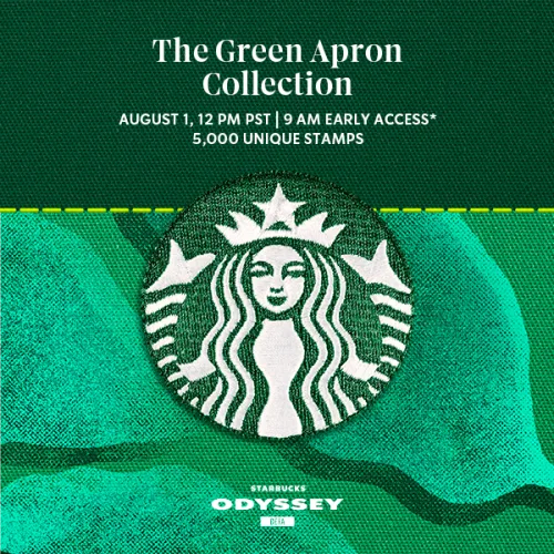 The Starbucks® Green Apron Stamp