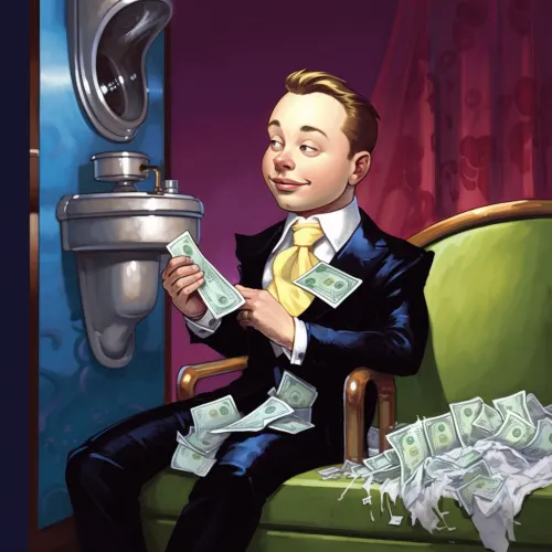 Space x Dollar Toilet