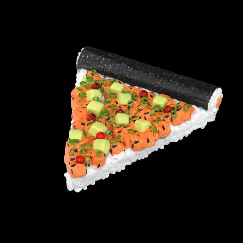 Salmon & Avocado Sushi Pizza #77