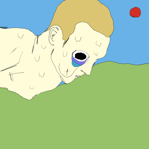 before the grass was fucked