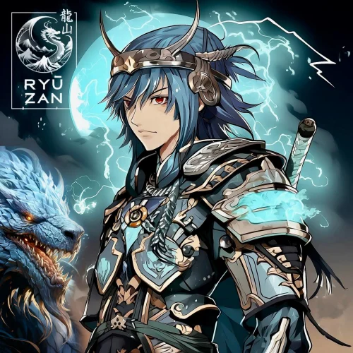Ryū XR – Lunar Artifact 002 “Fujin Japanese God of Wind Ronin” of Ryūzan FACE the DRAGON, 47-Ronin