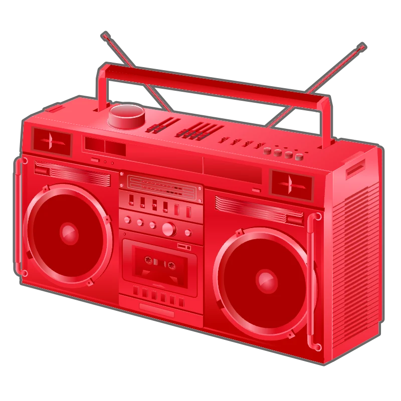 Red Boombox #24/25
