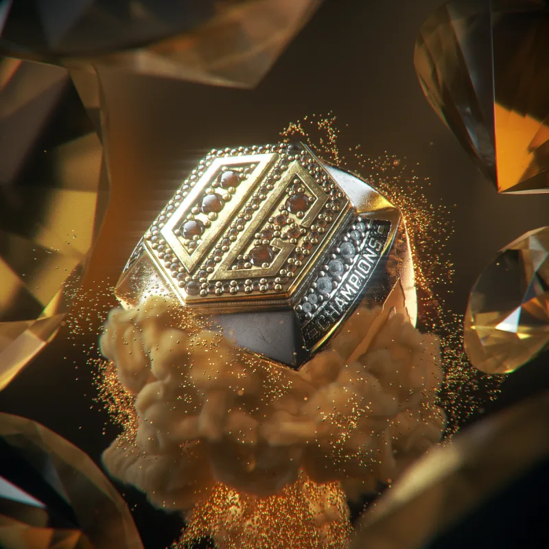 Gold Dota 2 Ring Still